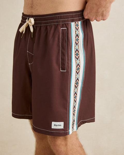 Panel Stripe Beach Short