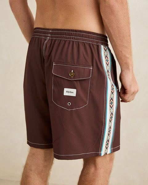 Panel Stripe Beach Short