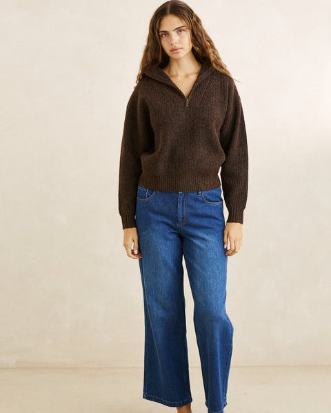 Quincy Zip Knit