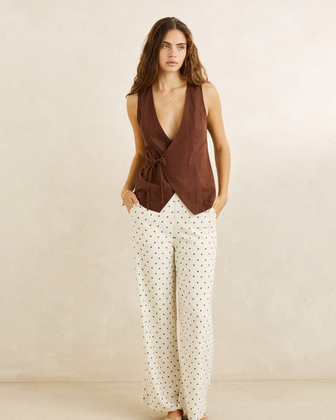 Sandy Essential Wide Leg Pant
