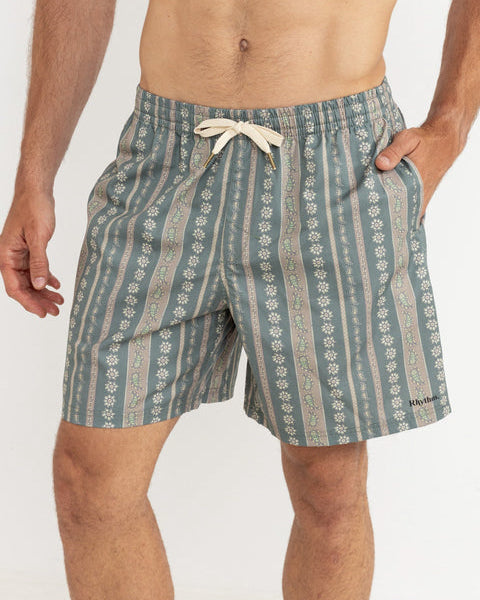 Paisley Stripe Beach Short