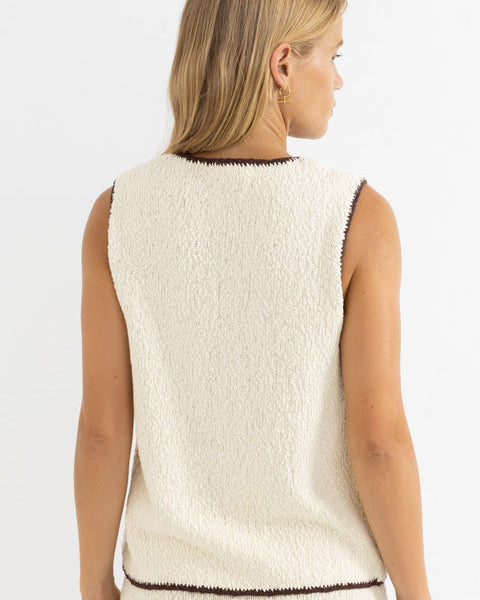 Adele Contrast Longline Knit Vest