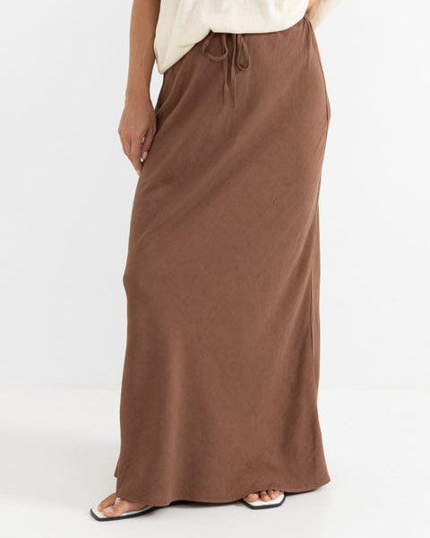 Nadia Bias Cut Maxi Skirt