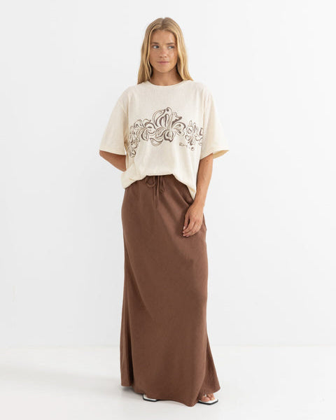 Nadia Bias Cut Maxi Skirt