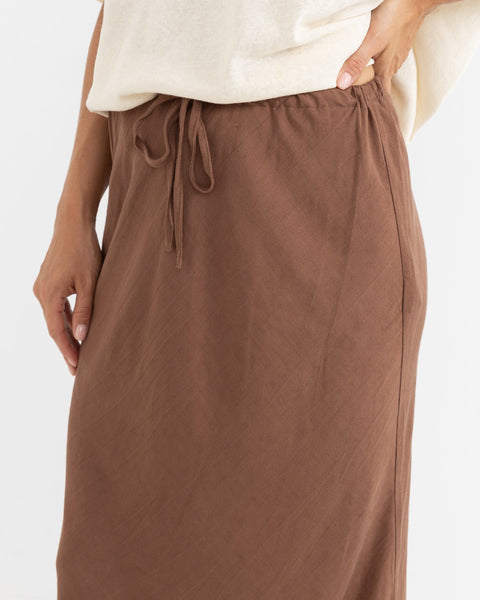 Nadia Bias Cut Maxi Skirt