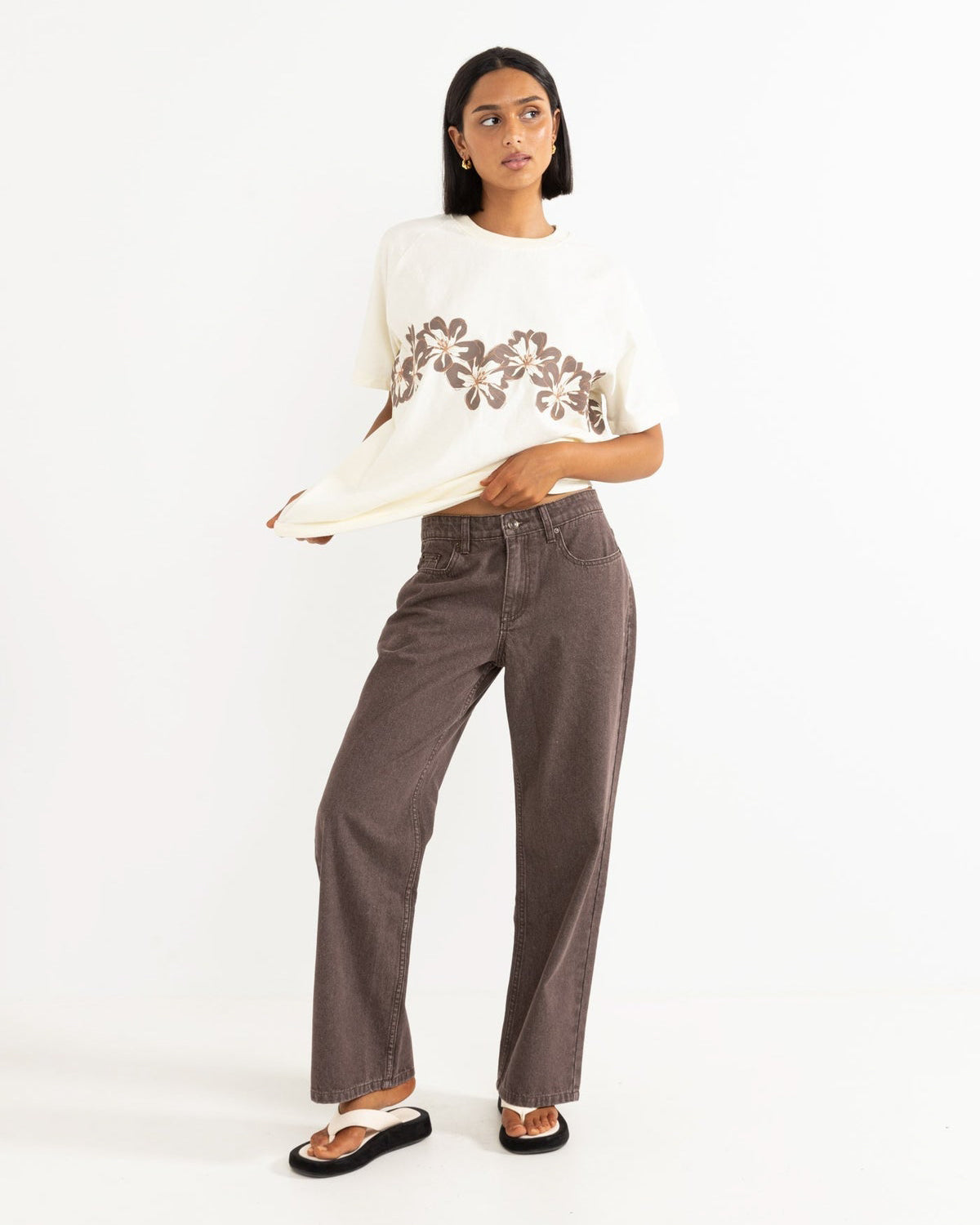 Charlie Low Rise Denim Jean