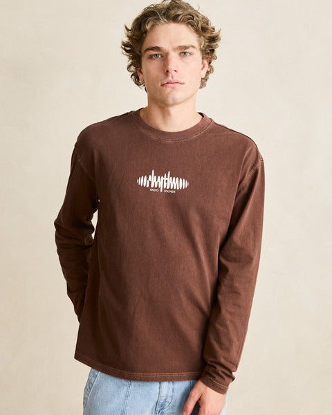 Sounds Contrast Long Sleeve T-Shirt