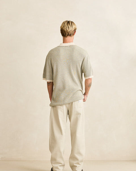 Hi Lo Knit Button Up Shirt