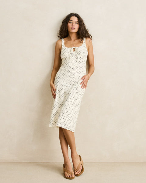 Polka Midi Dress