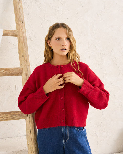 Estelle Fluffy Cardigan