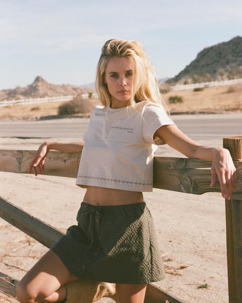 Louise Check Skort