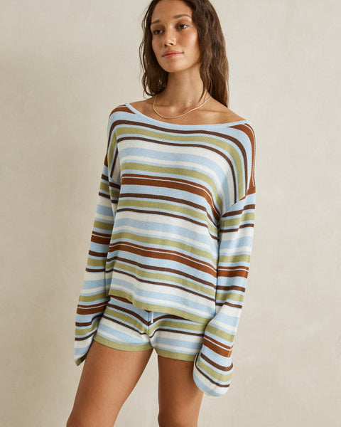 Frankie Stripe Knit Short
