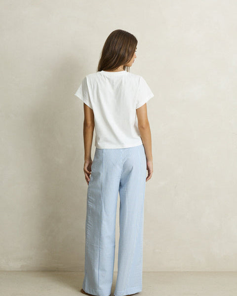 Vista Stripe Wide Leg Pant