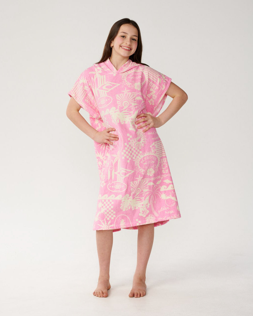 Girls Mixed Hooded Towel