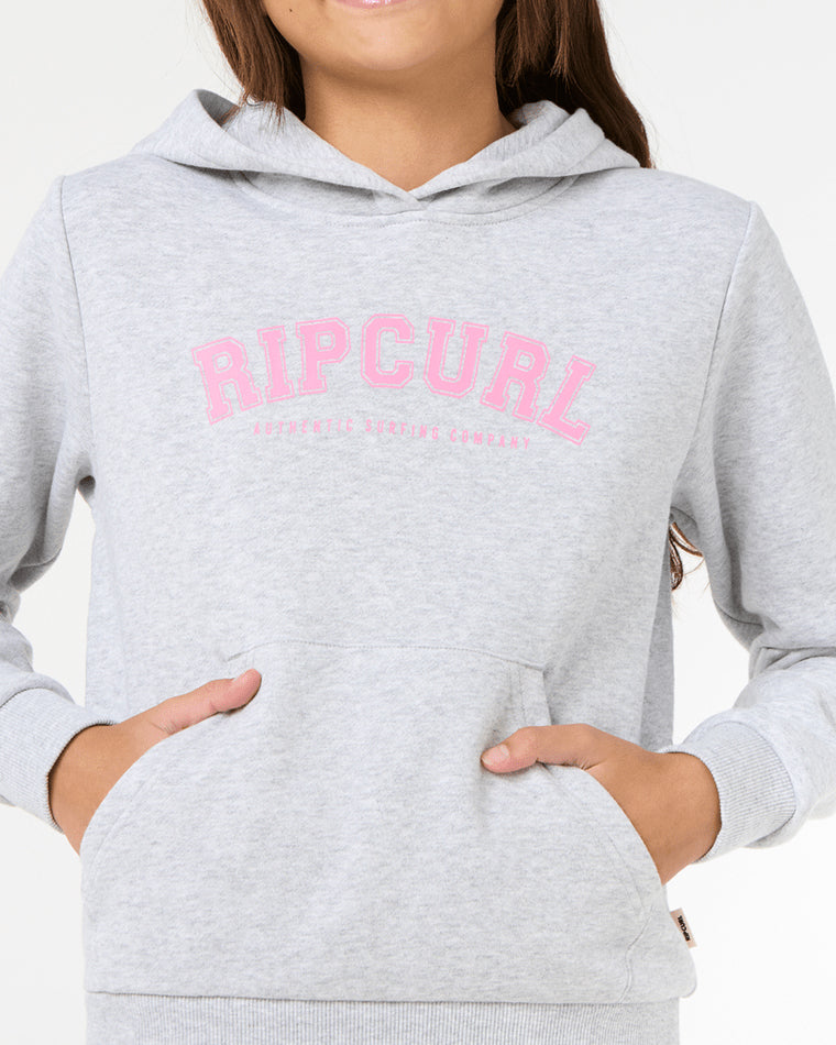 Girls Varsity Print Hoody