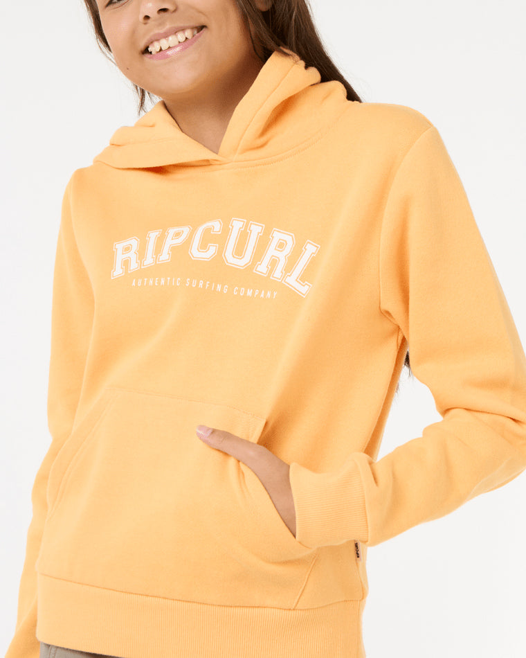 Girls Varsity Print Hoody
