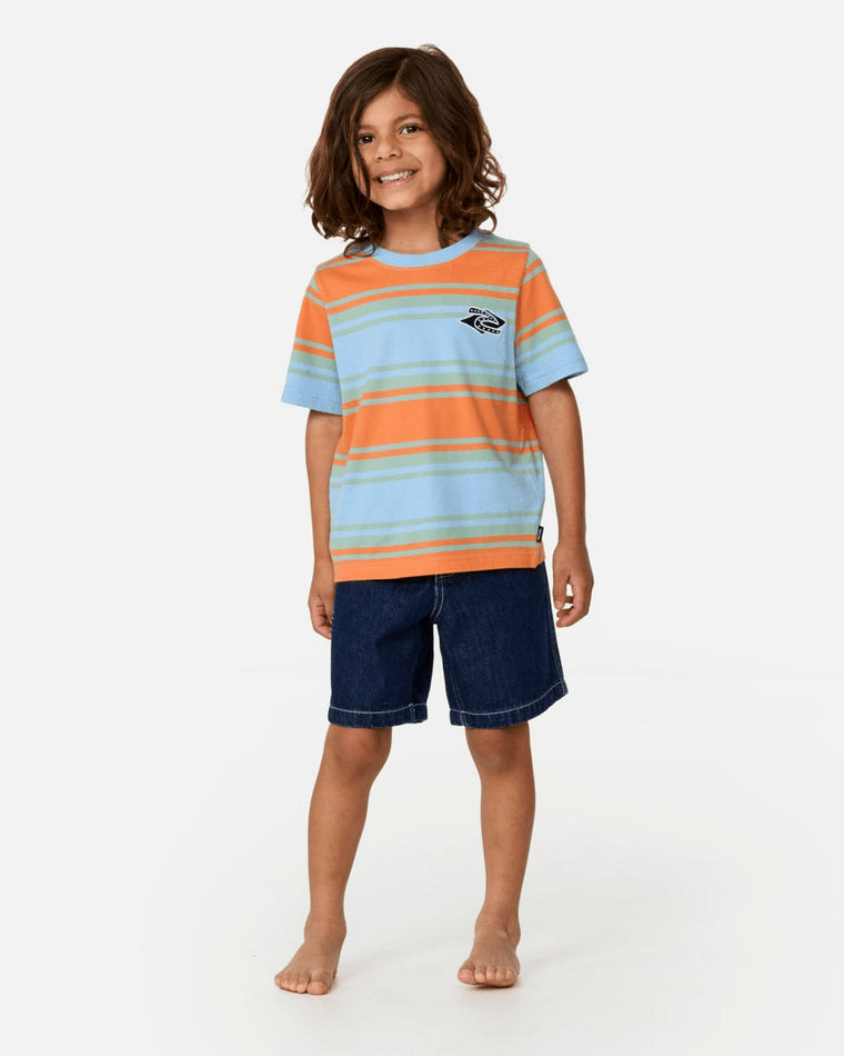Tots Ocean Party Stripe Tee