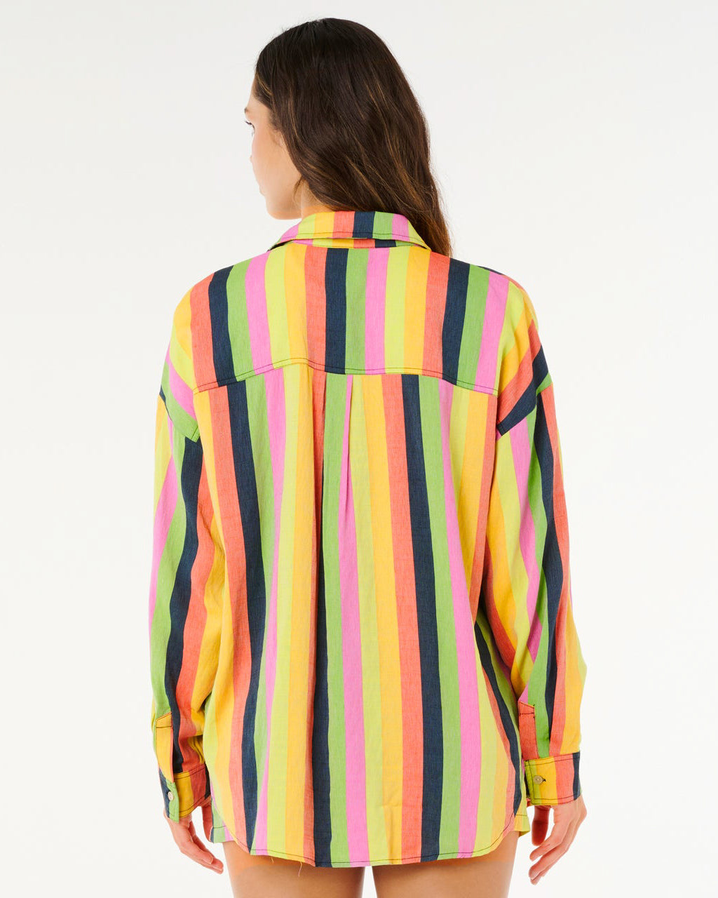 Neon Stripe Relaxed Shirt