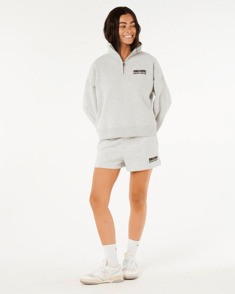 Surf Puff 1/4 Zip Crew