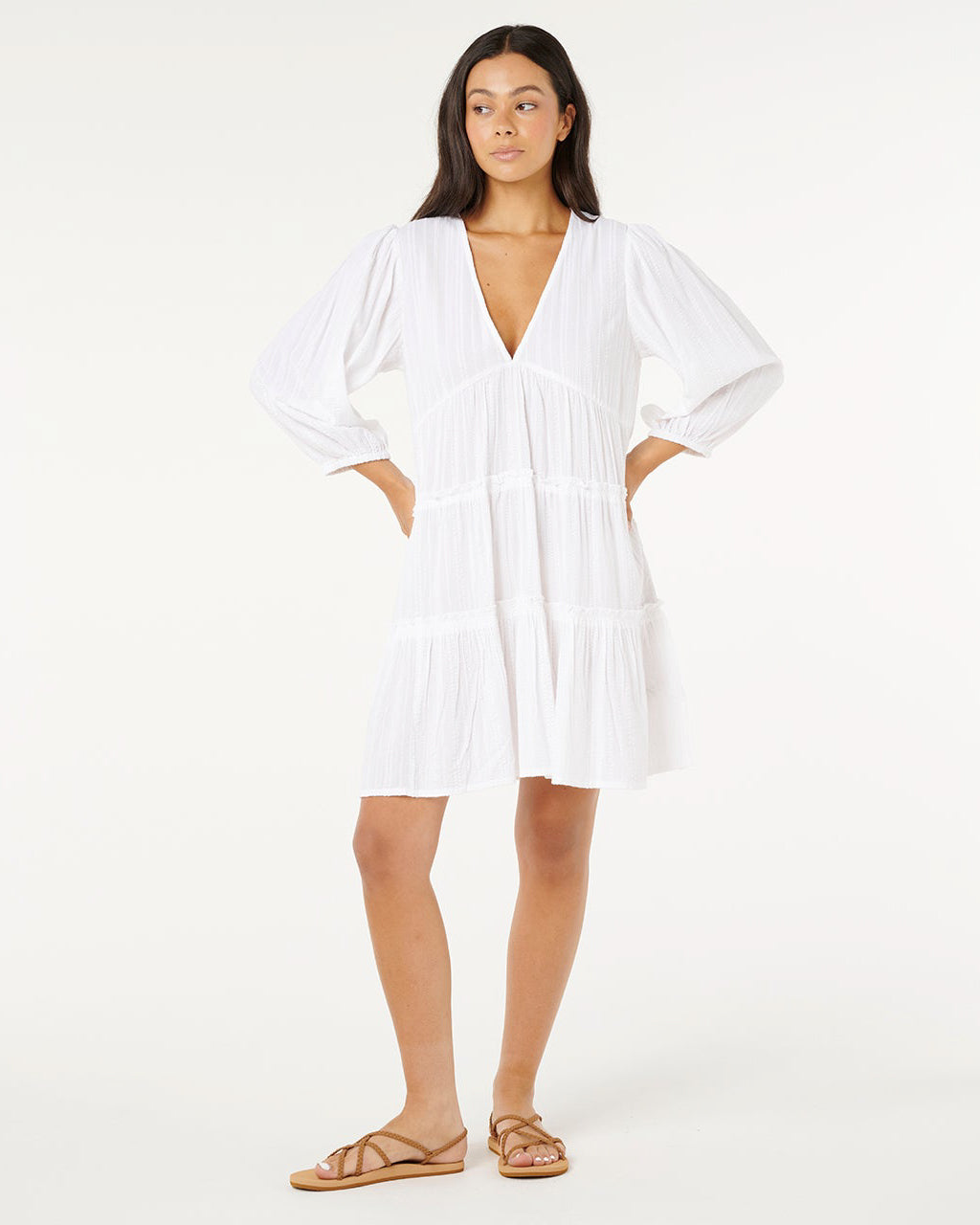 Haze 3/4 Sleeve Mini Dress