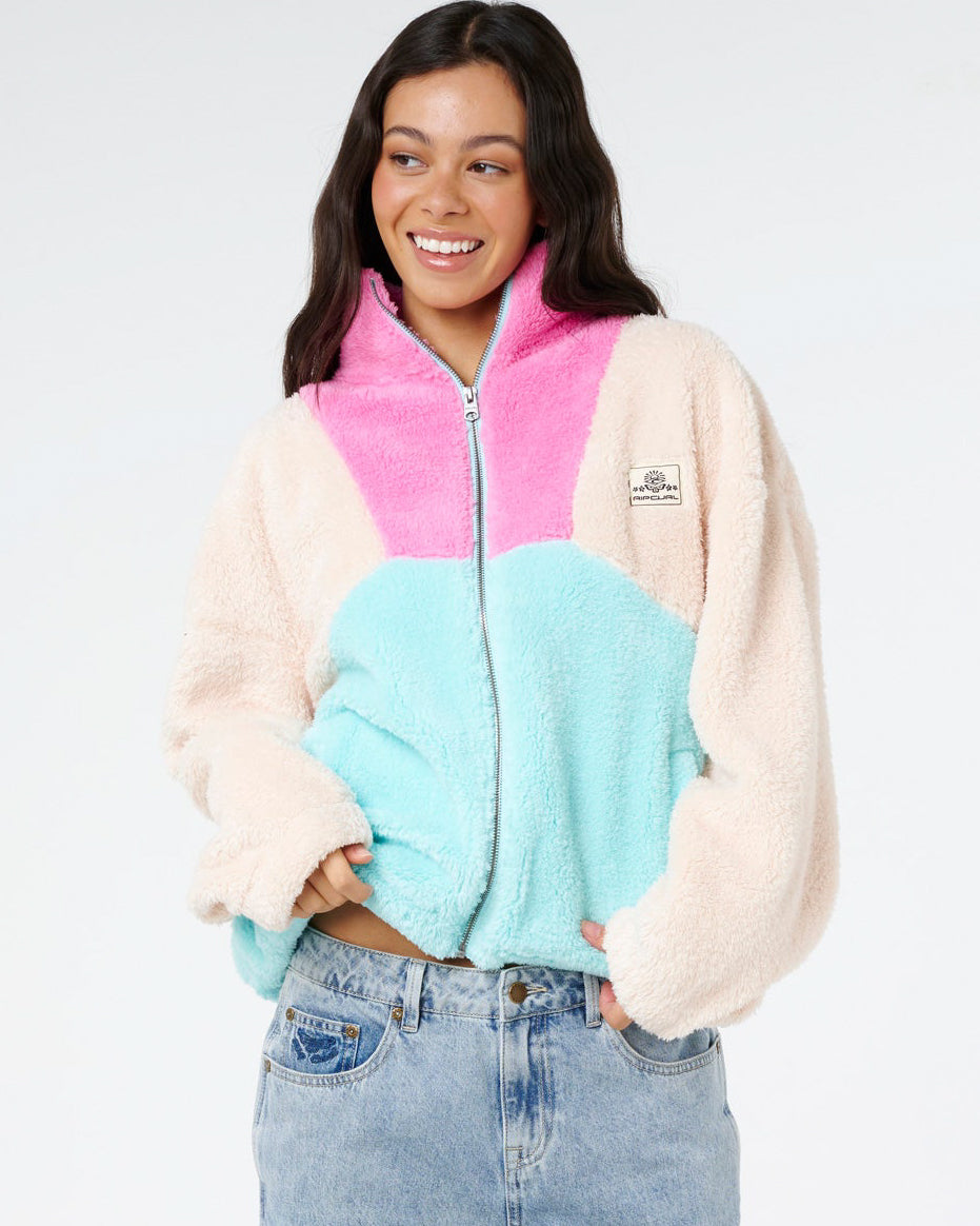 Block Party II Zip Thru Polar Fleece