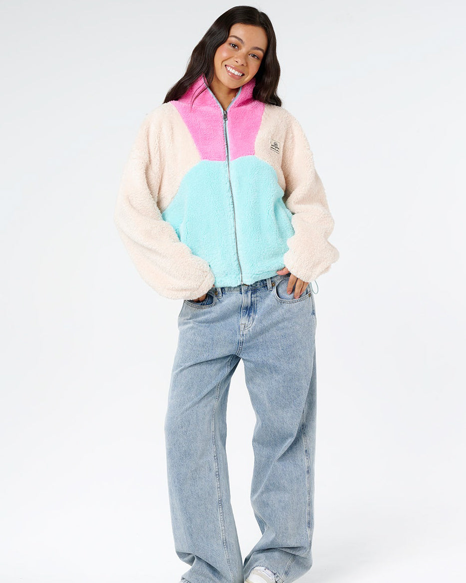 Block Party II Zip Thru Polar Fleece