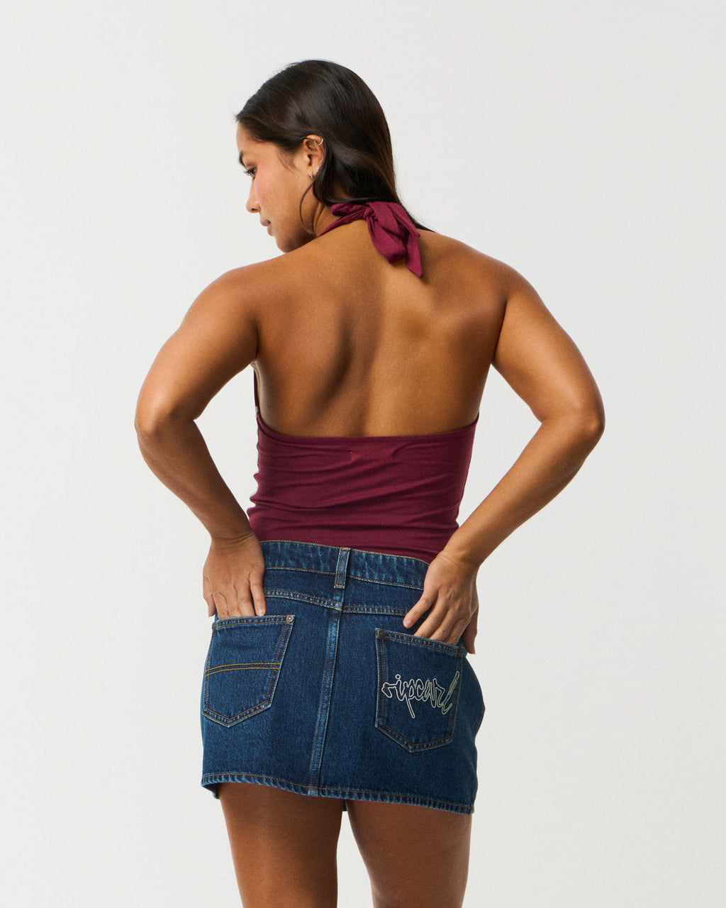 Archive Script Jersey Halter