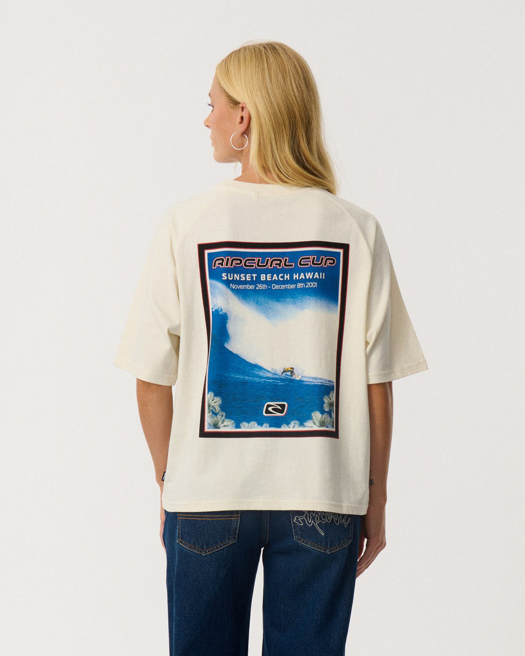 Sunset Beach Raglan Boxy Tee