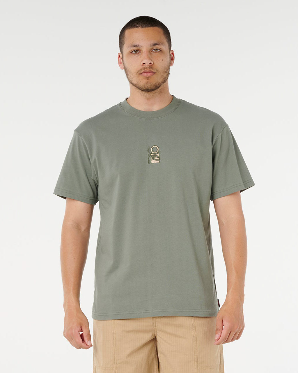 Search Stack Embroid Tee