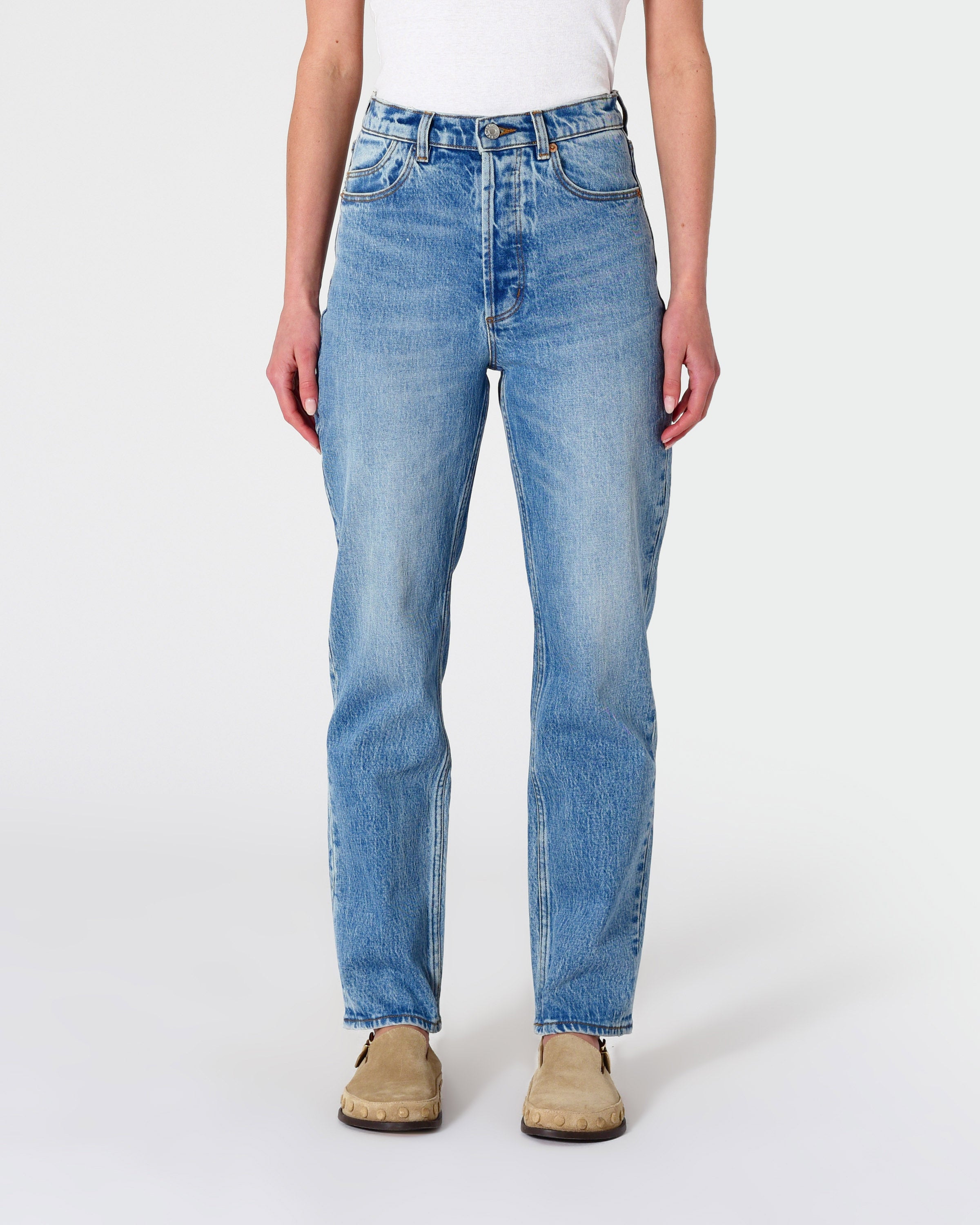 Loulou Straight Long Jean