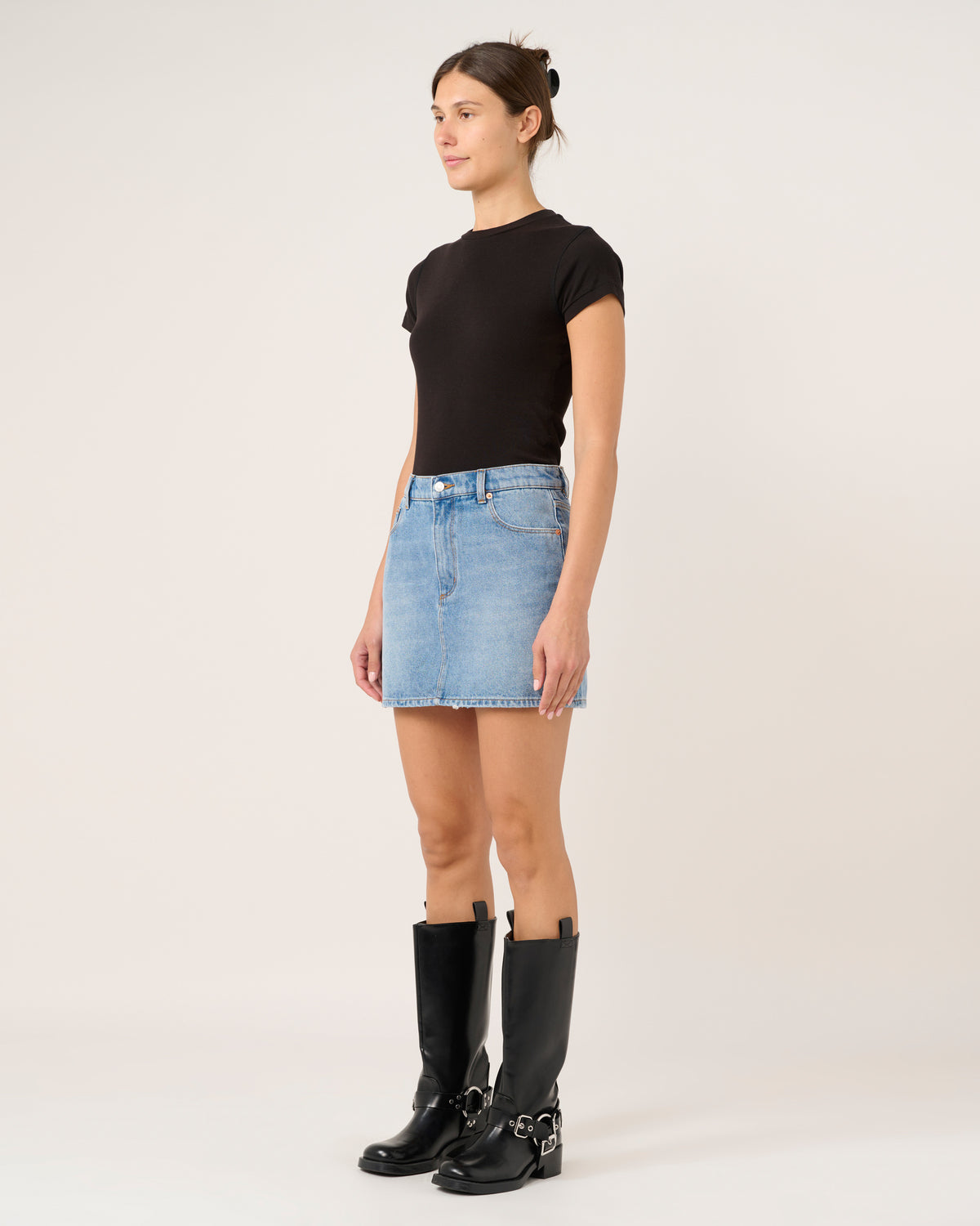 90S Relaxed Mini Skirt