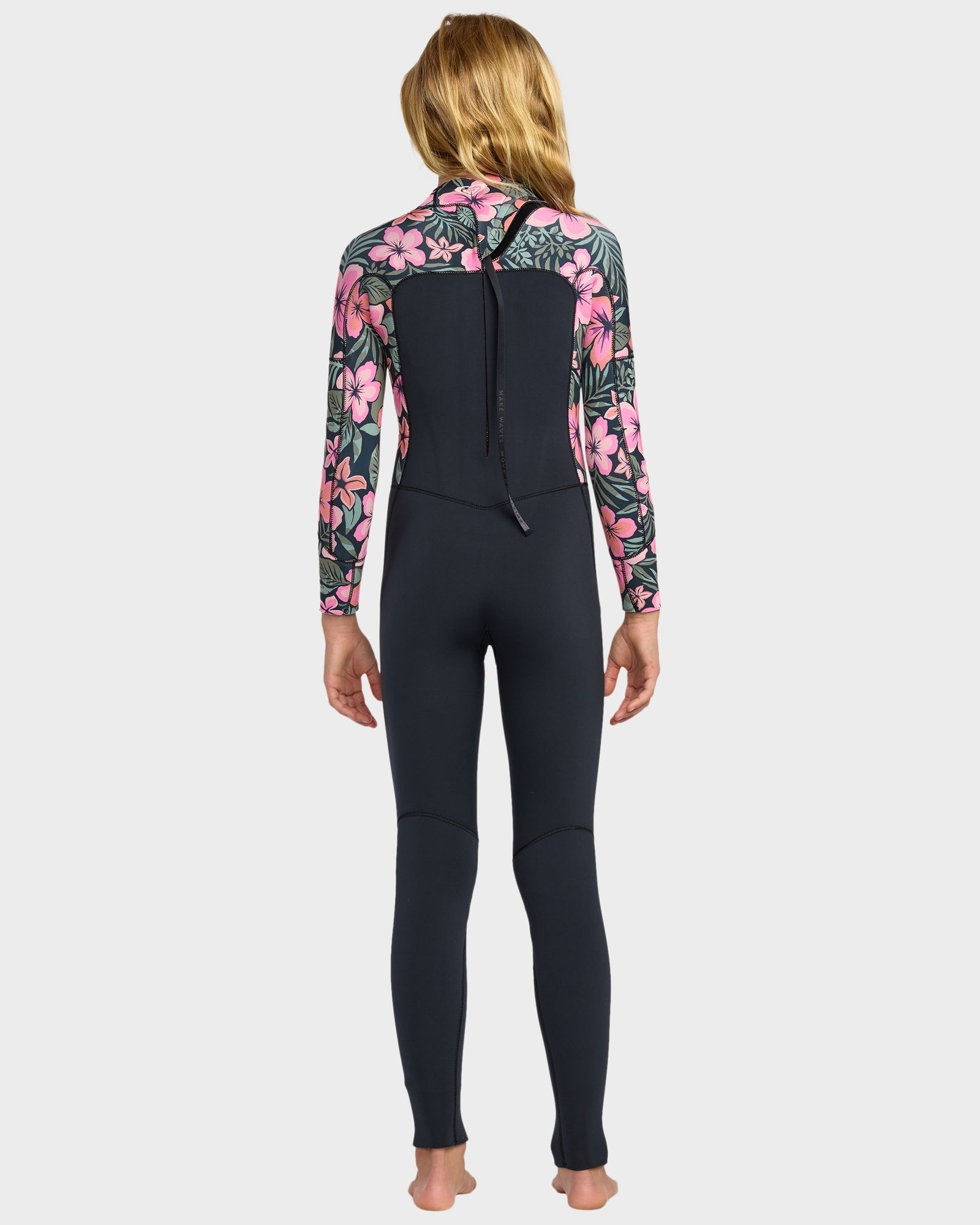 Girls 4/3 Swell Natural Back Zip Fullsuit