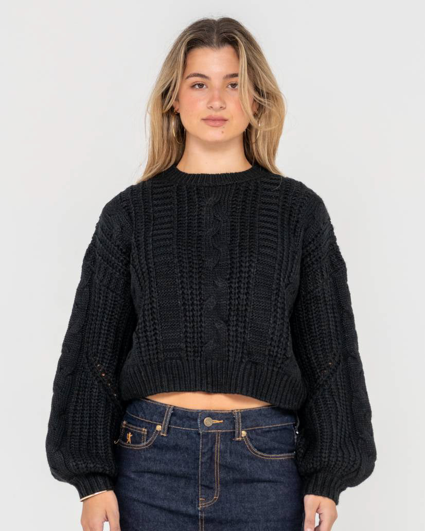 Folktale Crop Chunky Knit