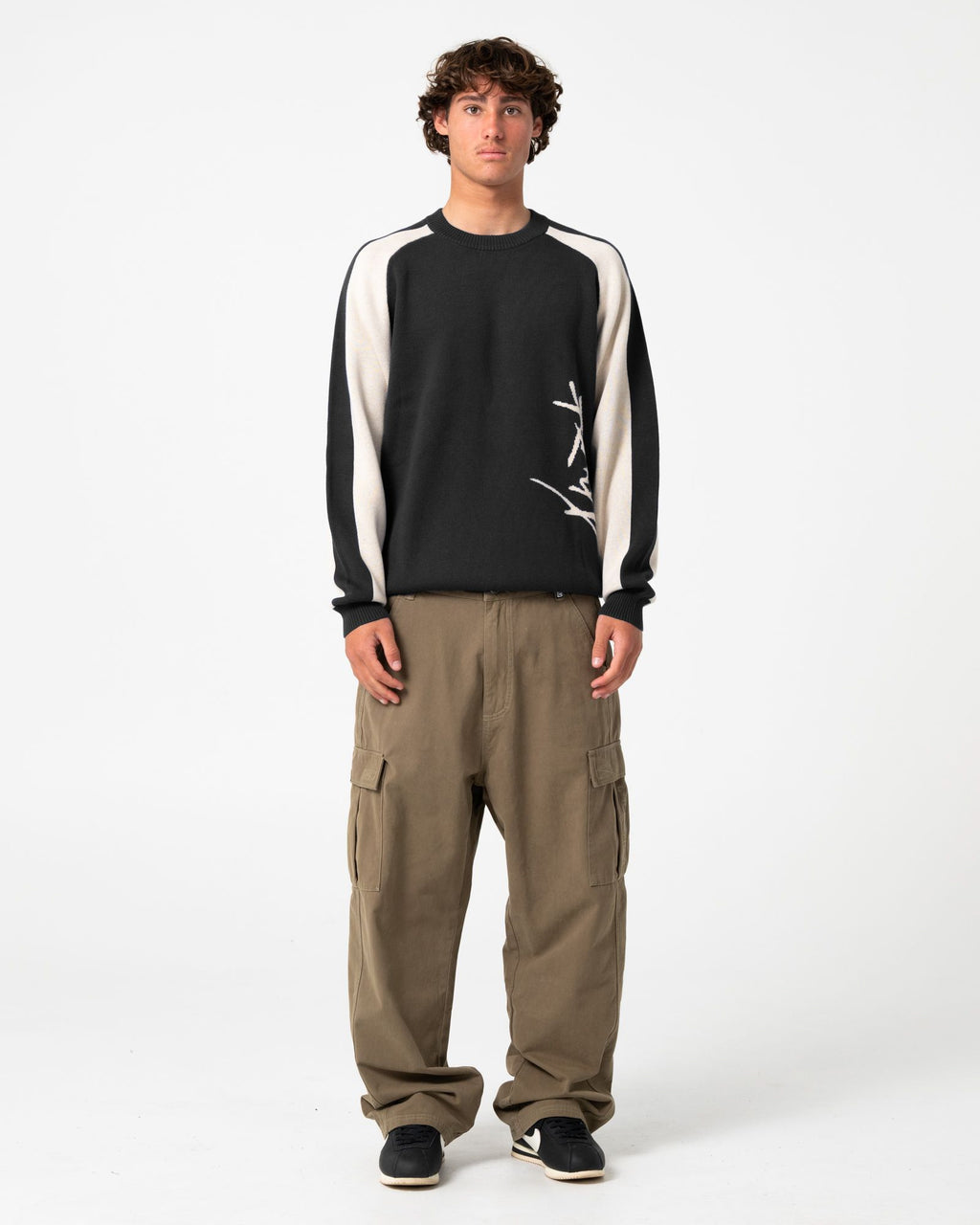 Roll Safe Boxy Knitted Crew