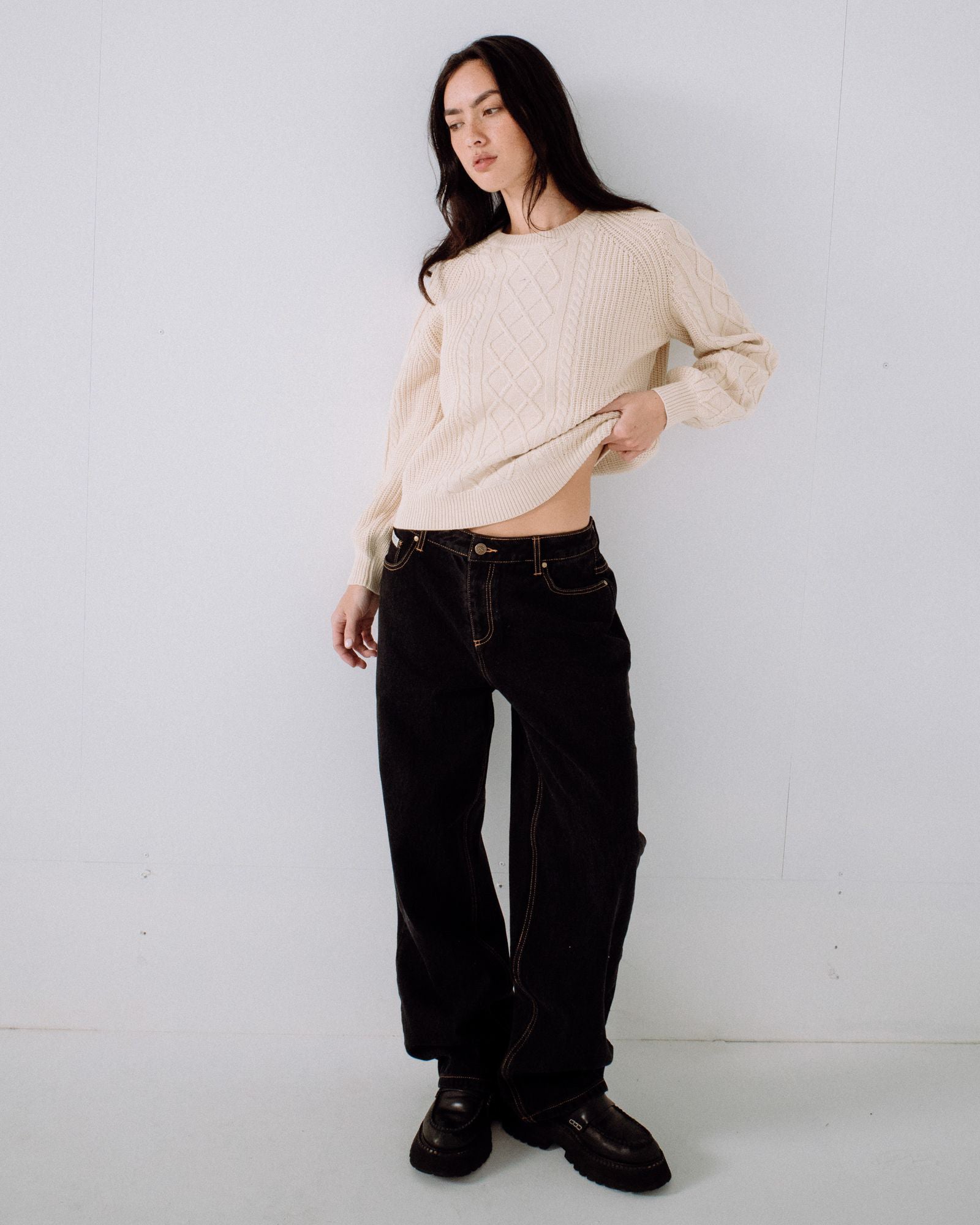 Bethany Baggy Low Rise Jean