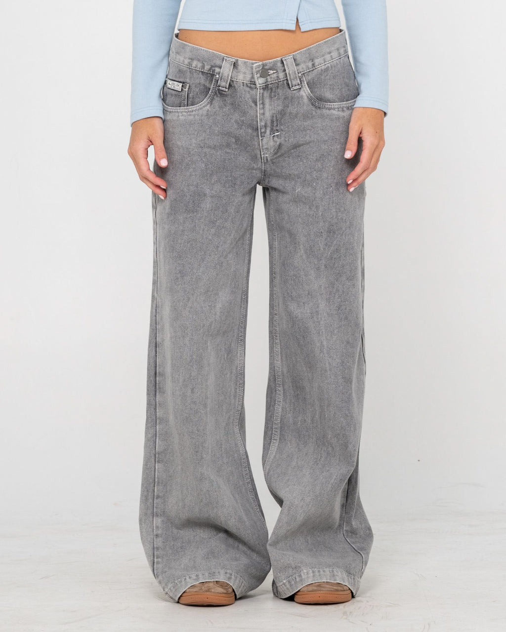 Wendy Wide Low Rise Denim Jean
