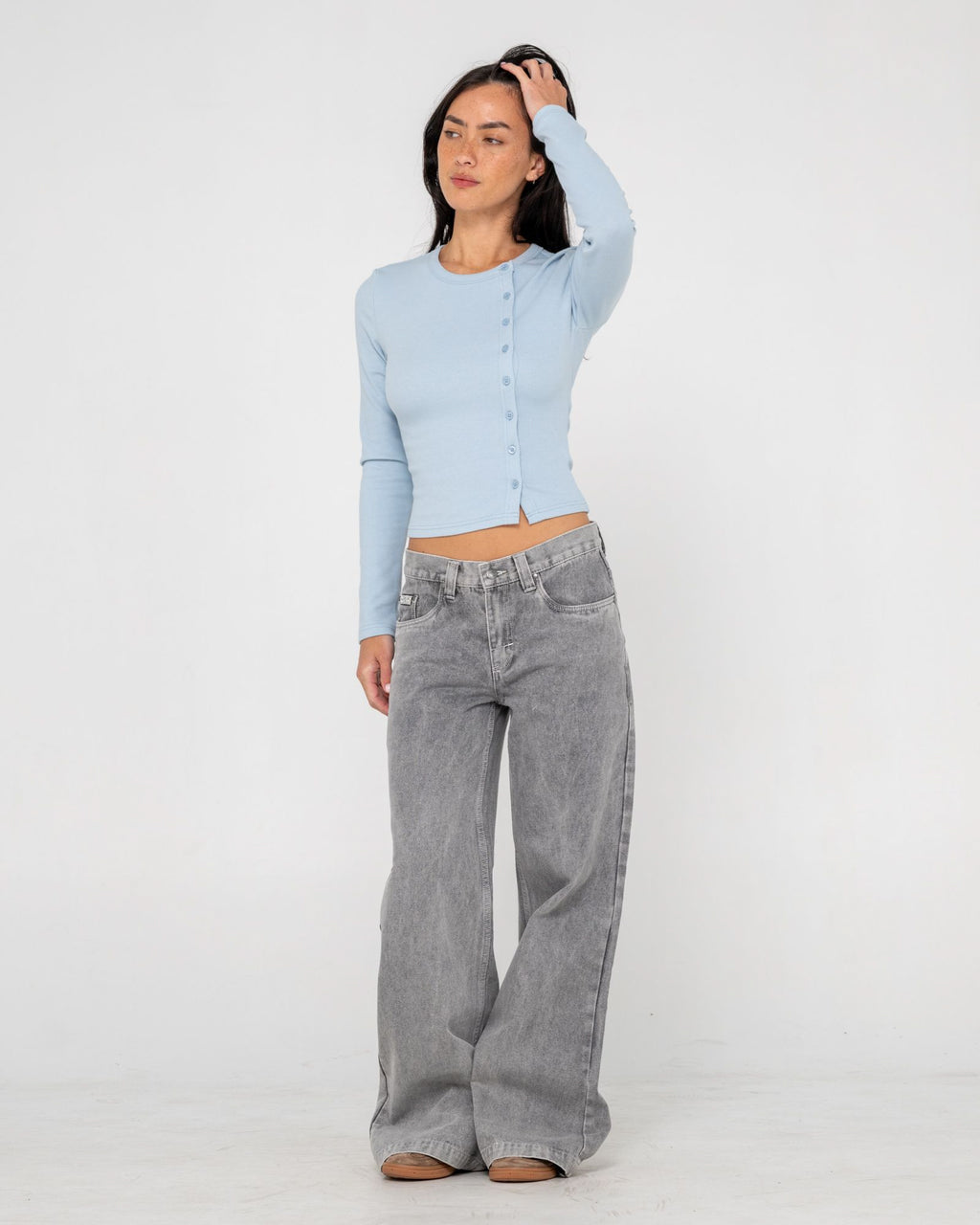 Wendy Wide Low Rise Denim Jean