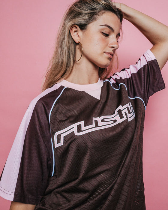 Naples Contrast Oversize Sports Jersey
