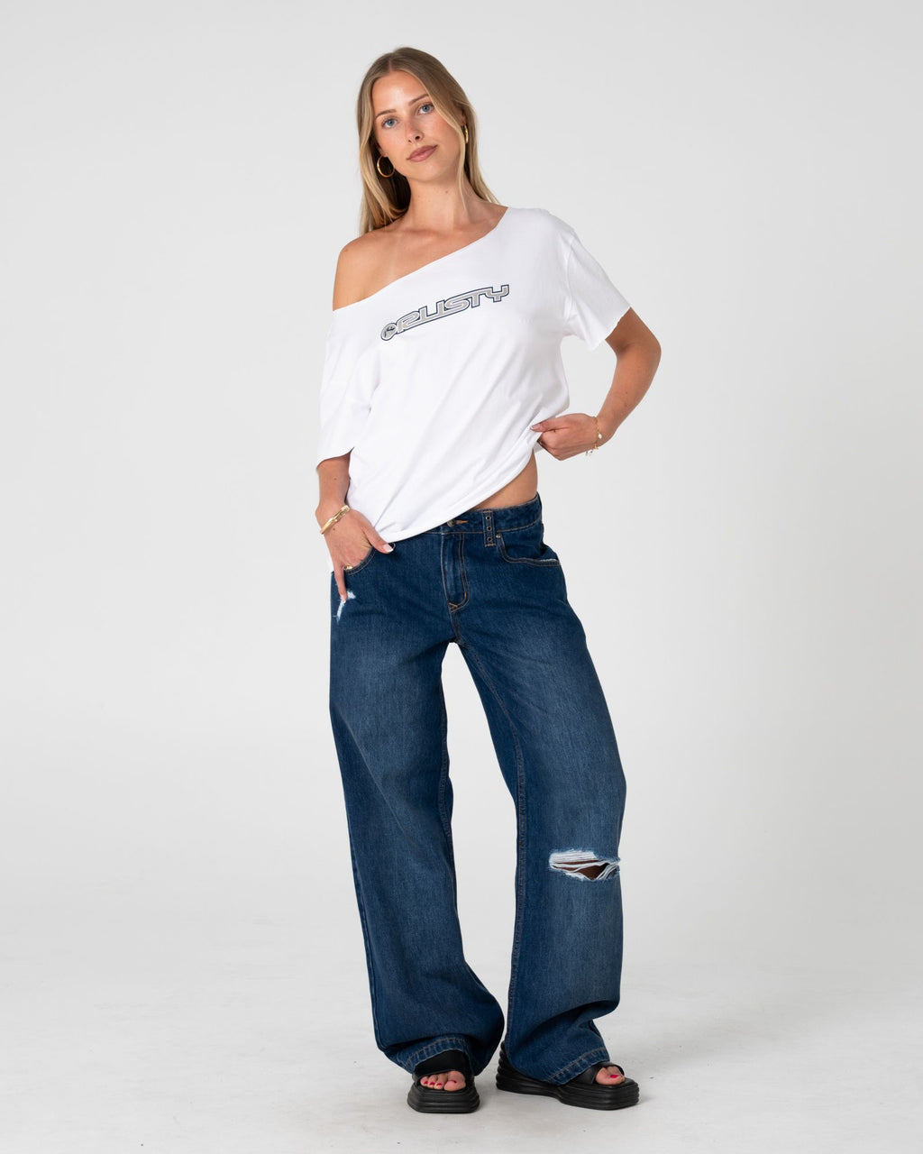 New But Old Off Shoulder Tee