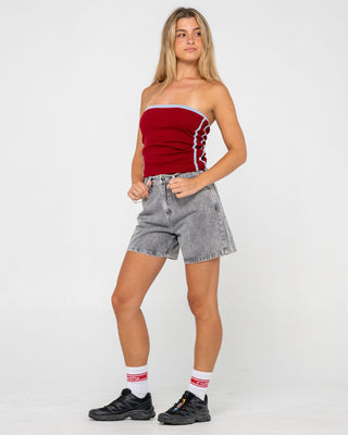 Cyprus High Denim Short