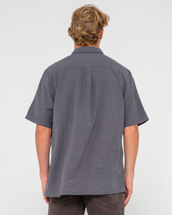 Overtone Short Sleeve Linen Shirt
