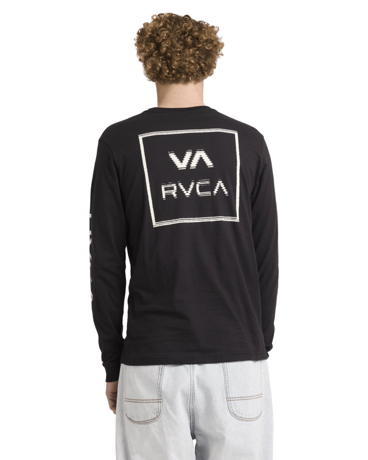Big Rvca Glitch Long Sleeve Tee