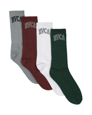 RVCA Seasonal Sock 4 Pack