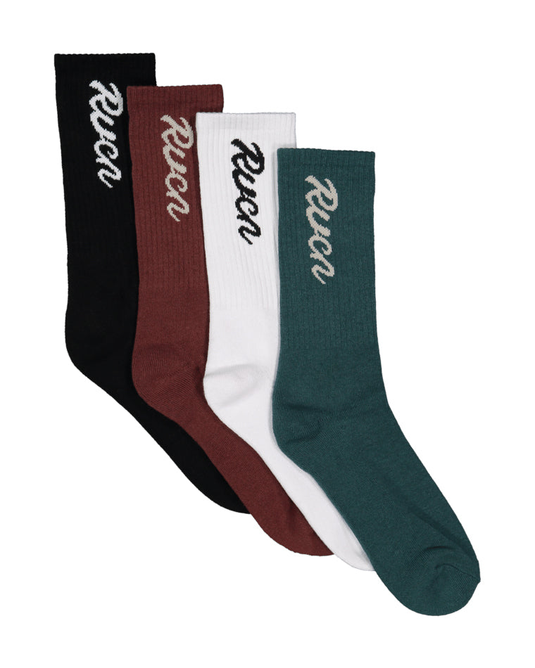 Rvca Seasonal Sock 4 Pack