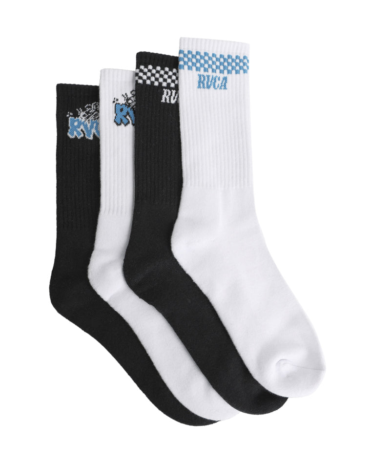 Rvca Seasonal Sock 4 Pack