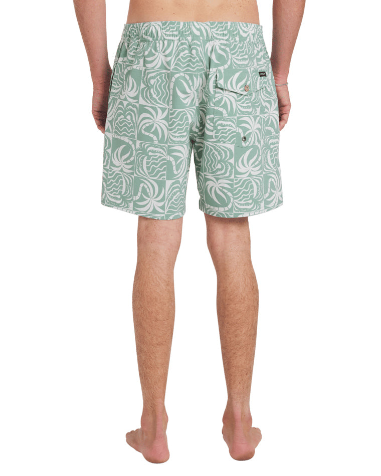 Exotica Print Elastic Boardshort