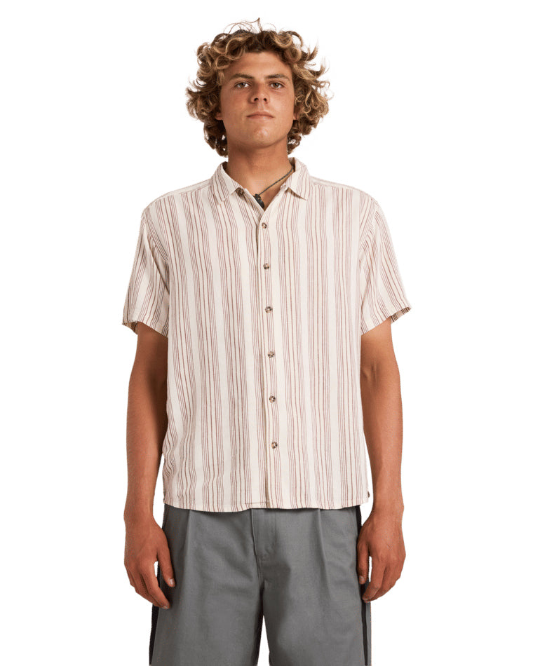 Beat Stripe Short Sleeve Shirt