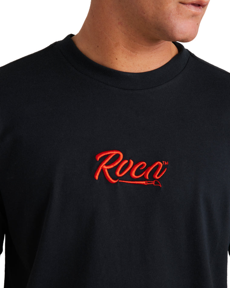 Rvca Kanji Short Sleeve Tee