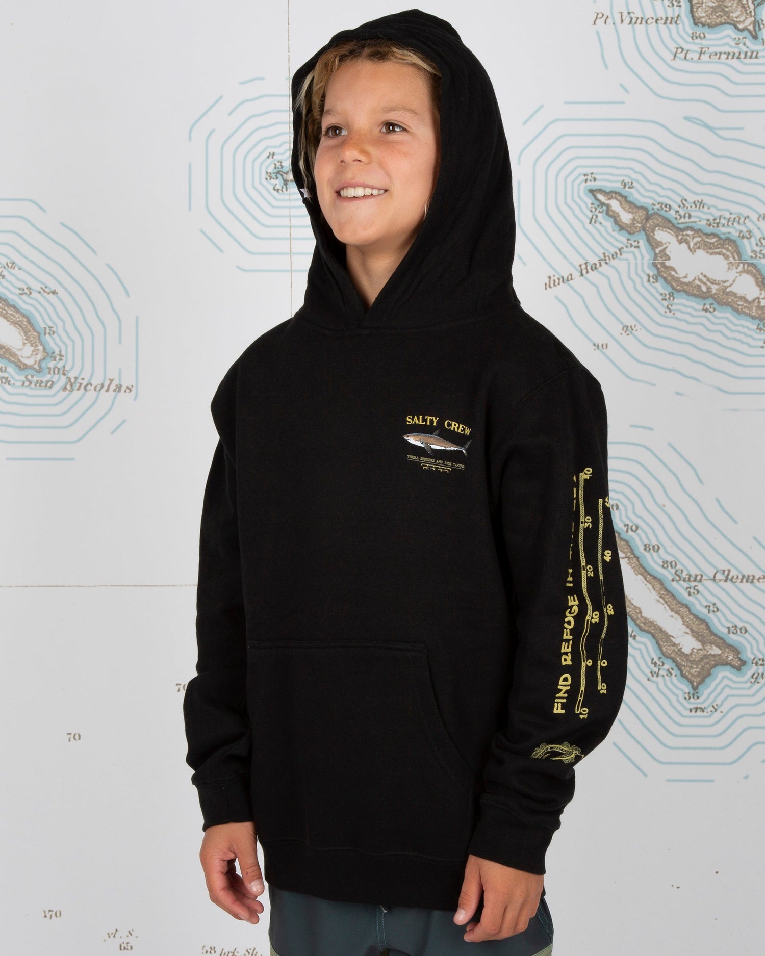 Boys Bruce Hood Fleece