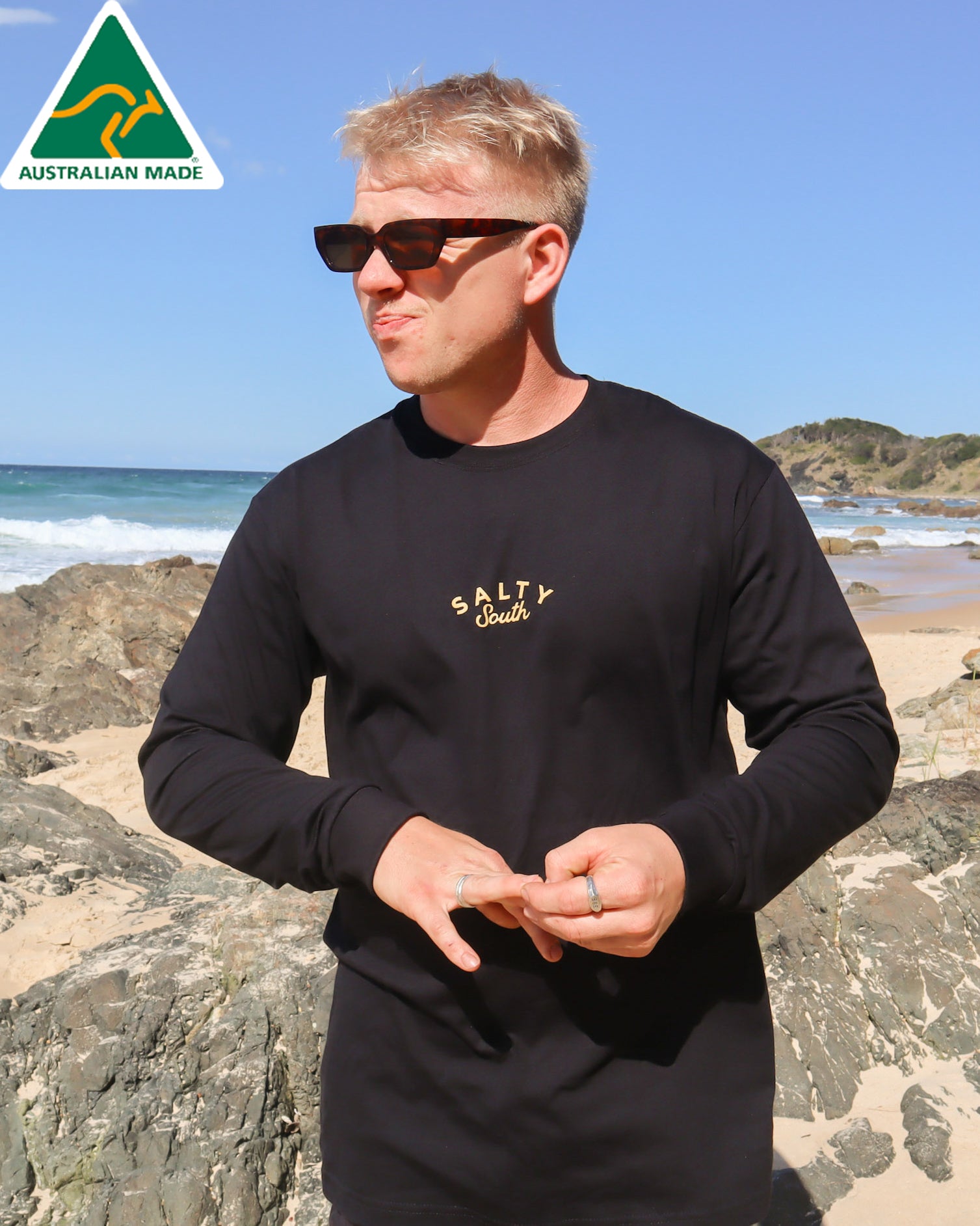 Australia Map Long Sleeve Tee